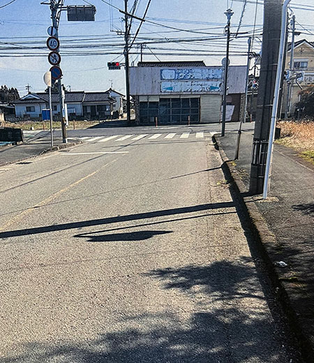 山田町中霧島　土地周辺道路