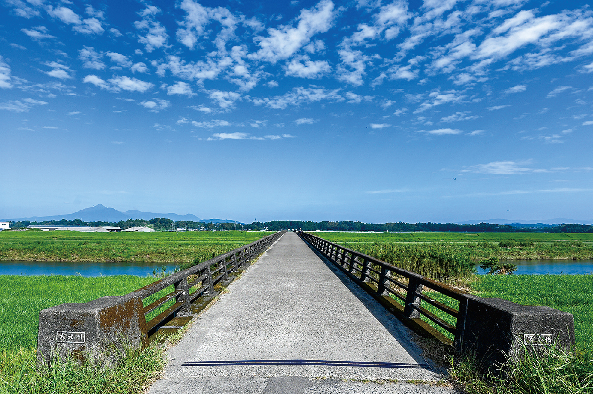 高木橋と霧島山