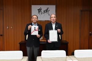 株式会社国土開発コンサルタント様　感謝状贈呈式