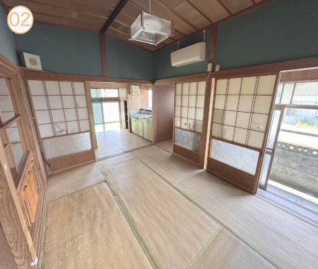 6帖和室　カット01 キッチンと繋がっています。