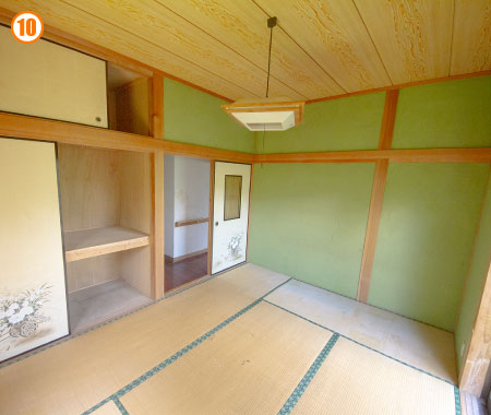 6帖和室04　カット02 寝室として使われてたんですかね。