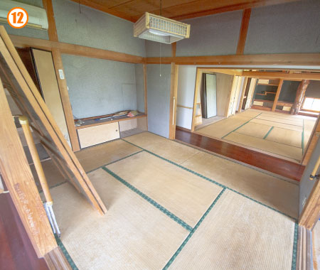  6帖和室05　カット01 各部屋壁の色が変わってて良いですね。