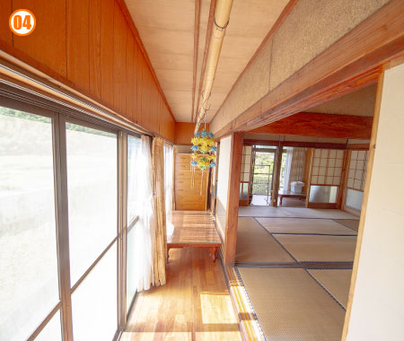 縁側02 東向きにある縁側。