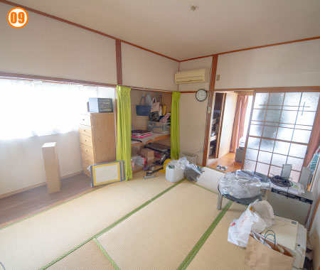 6帖和室　カット01 残置物は、売主負担で処分します。