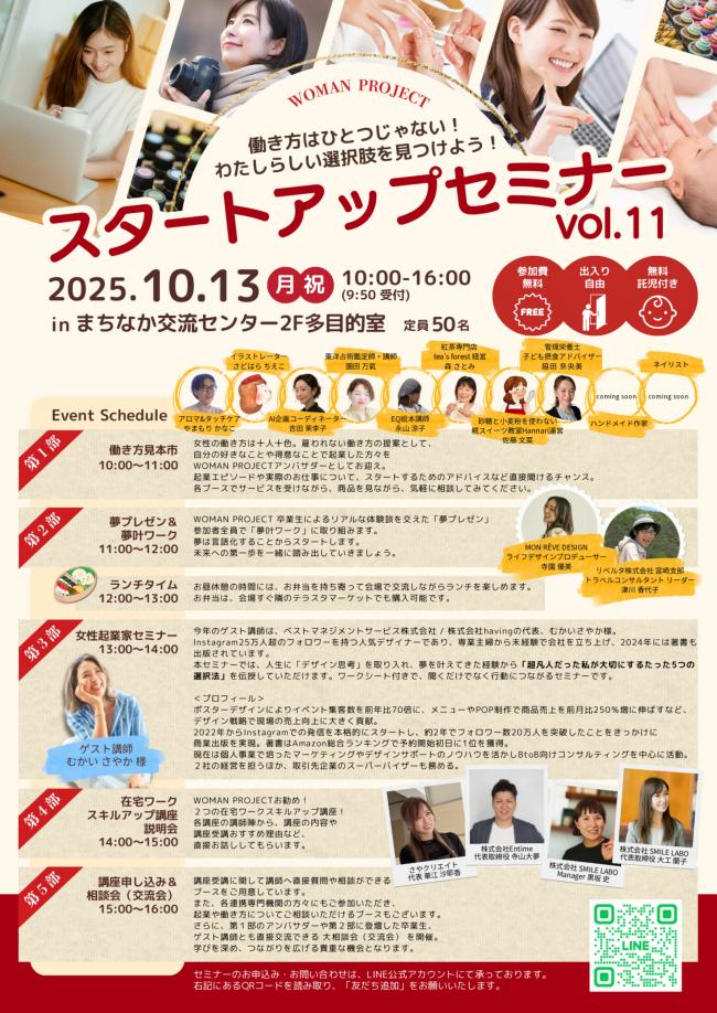 WOMAN PROJECT 2025 チラシ