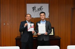感謝状贈呈式１
