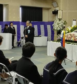 来賓あいさつ①