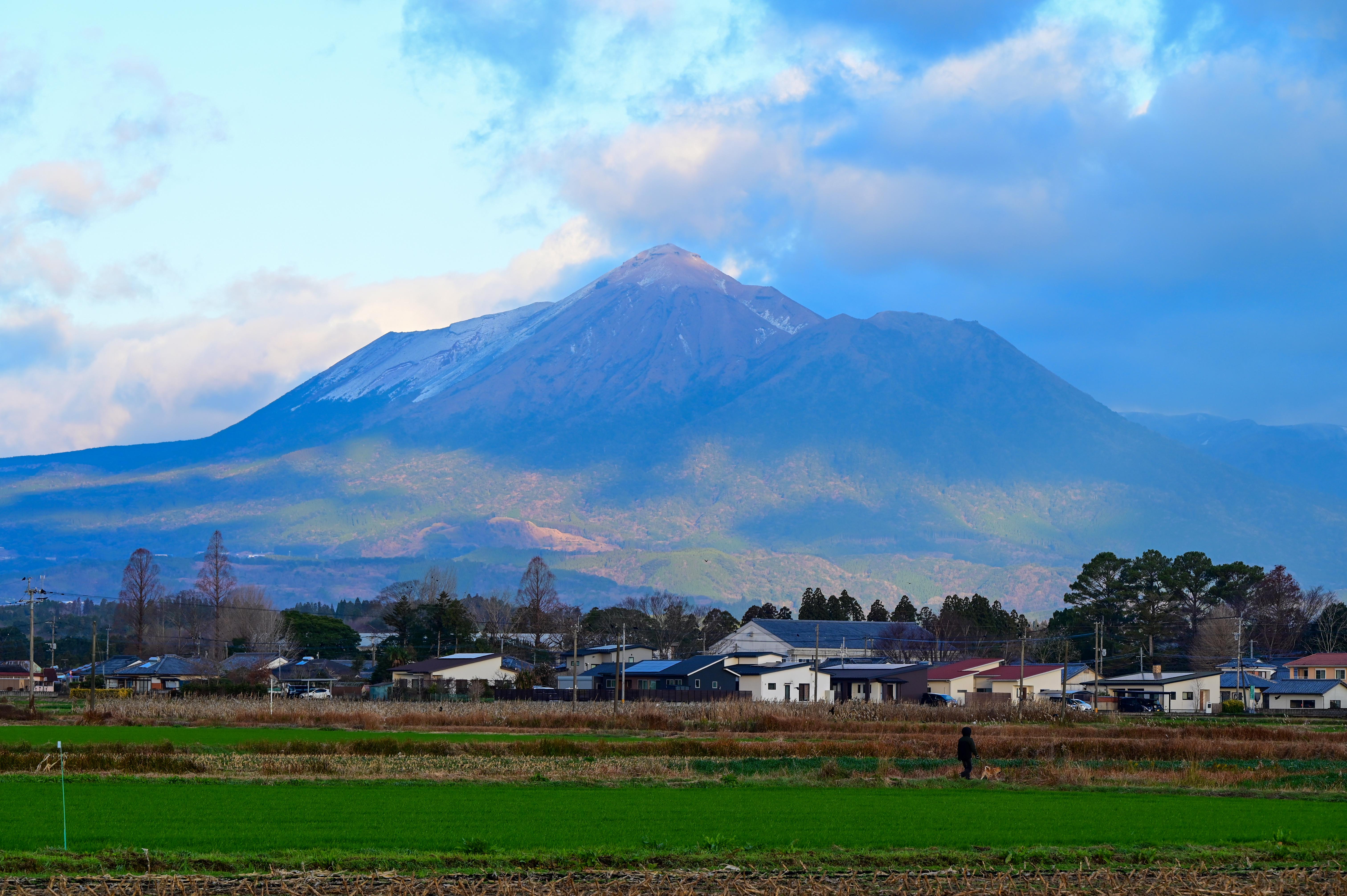 冠雪の霧島山