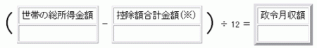 政令月収の計算式