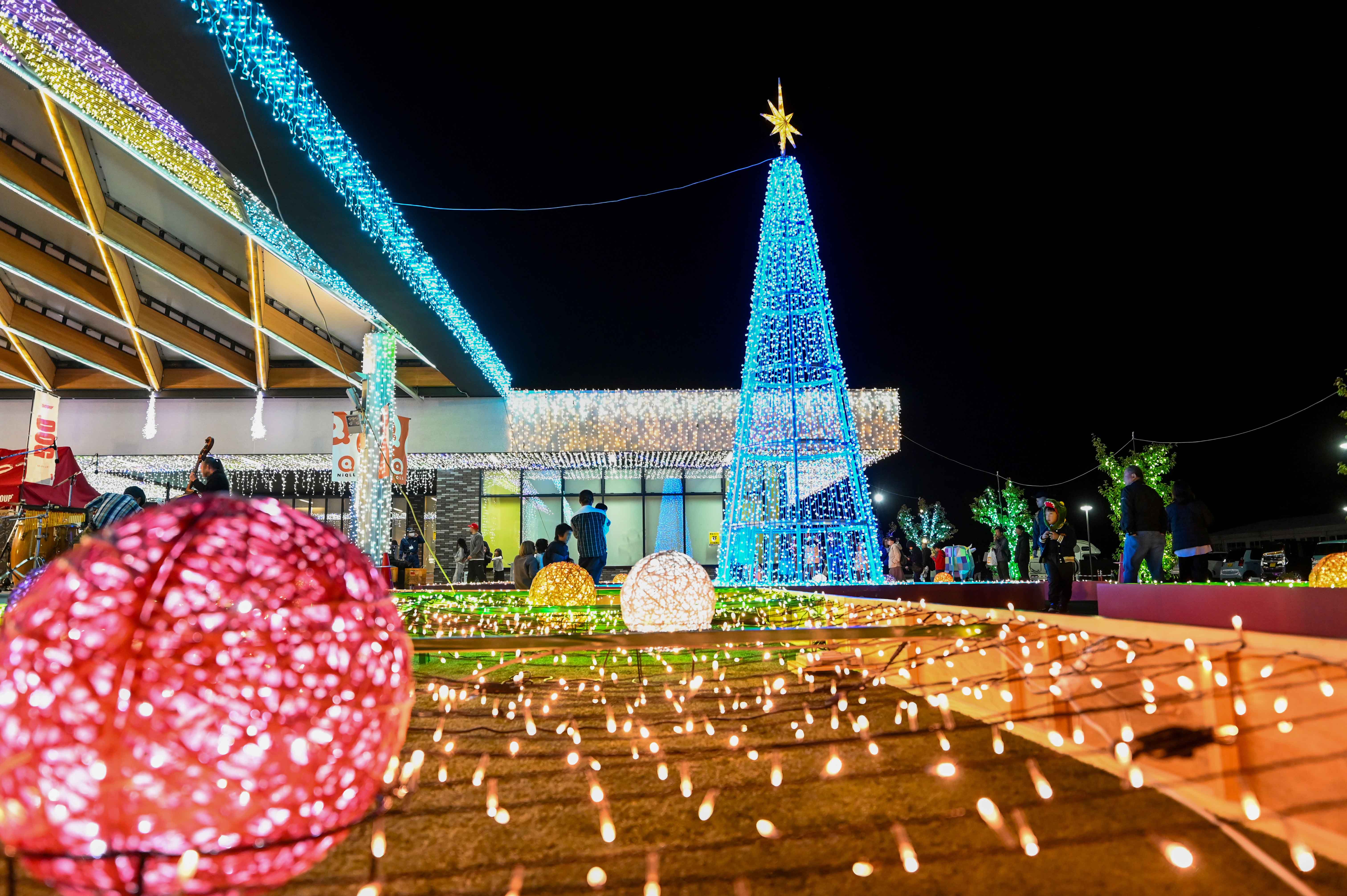 道の駅都城NiQLLイルミネーション-1枚目-