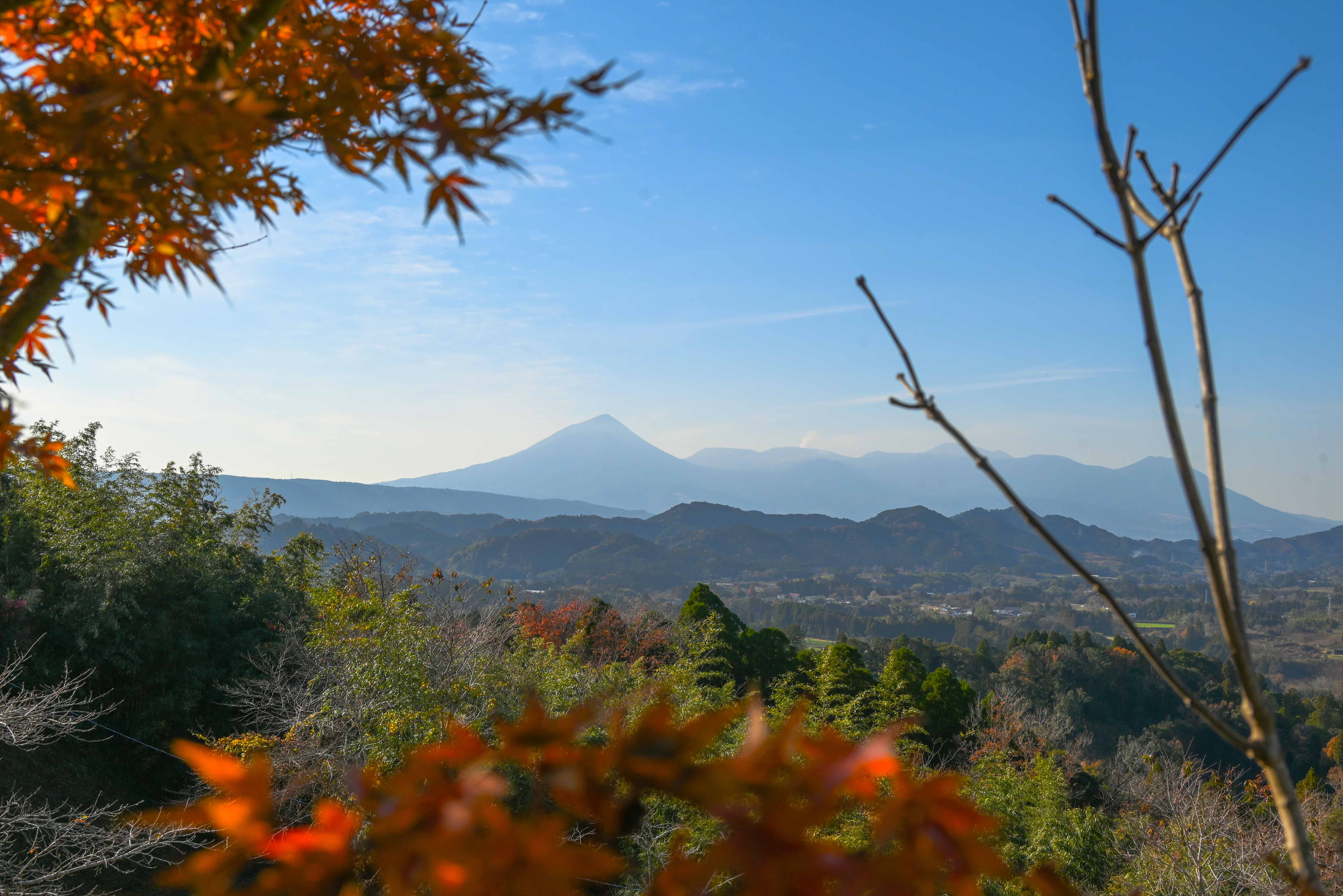 木場城史跡公園から見た霧島連山-4枚目-