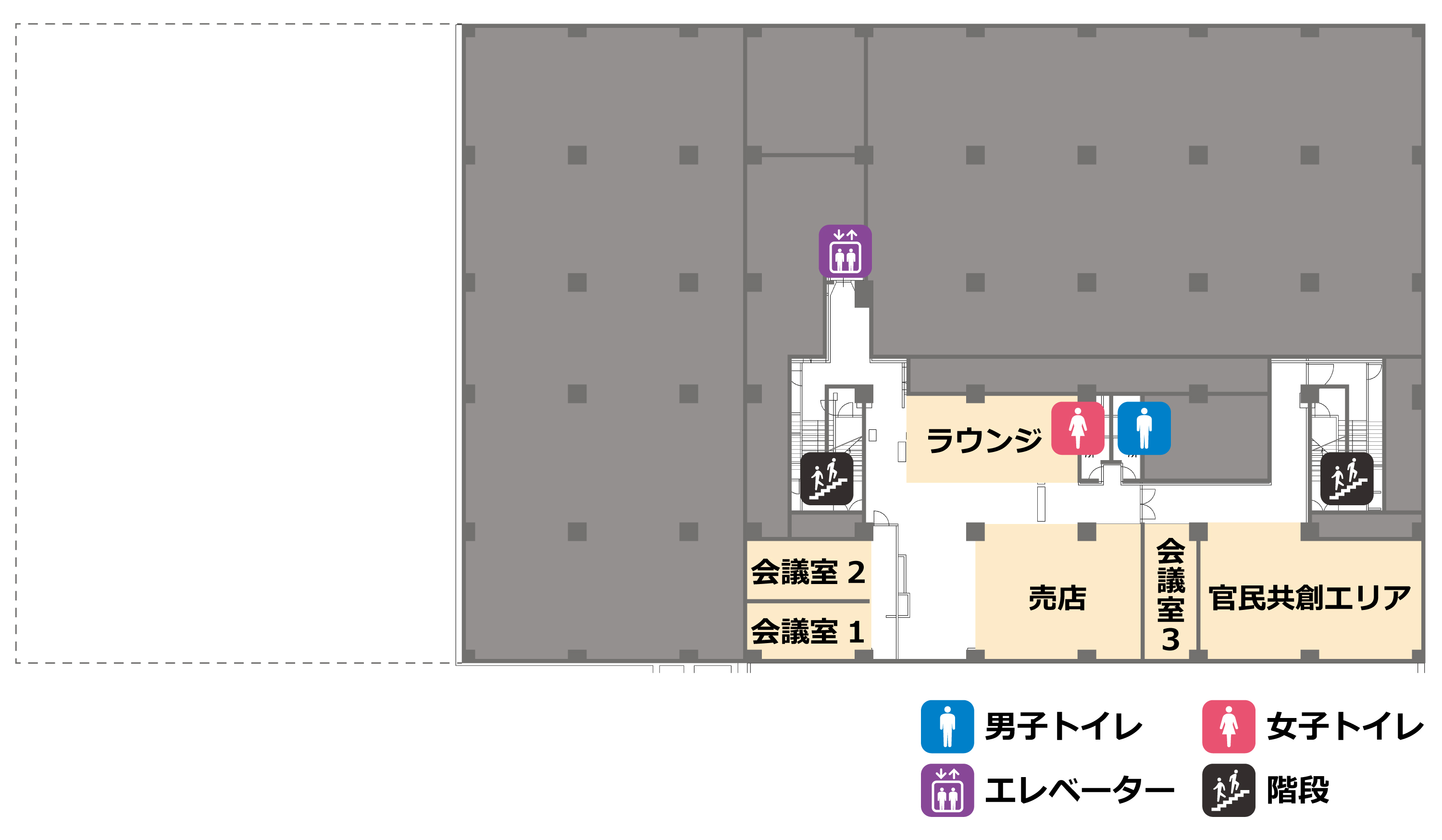 フロアマップ地下２階