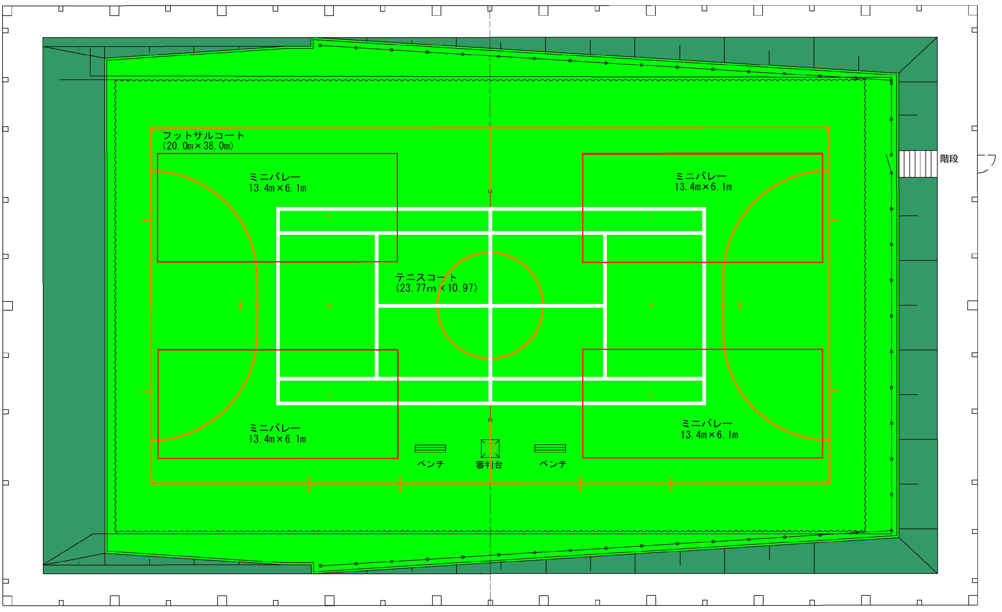 ふれスポ高崎コートイメージ画像