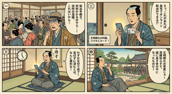 オンライン転出