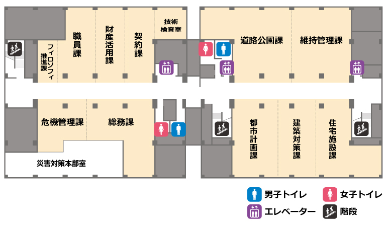 フロアマップ3階