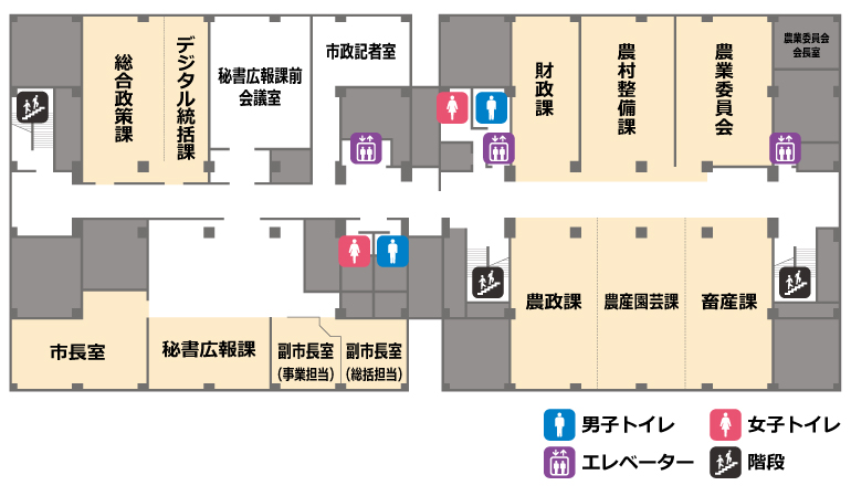 フロアマップ4階