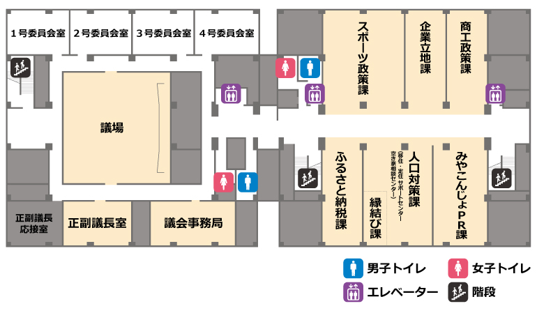 フロアマップ5階