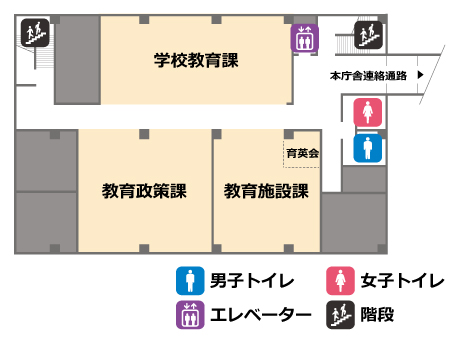 フロアマップ南別館2階
