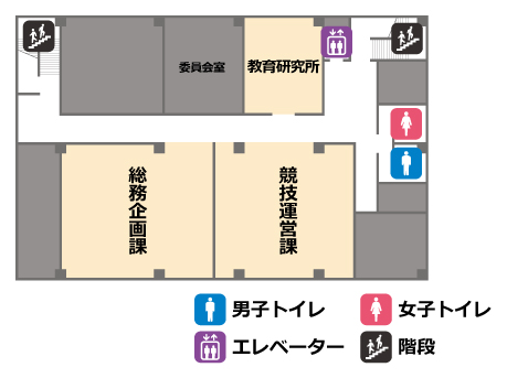フロアマップ南別館3階
