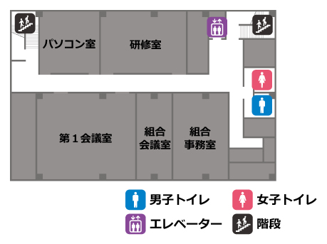 フロアマップ南別館4階