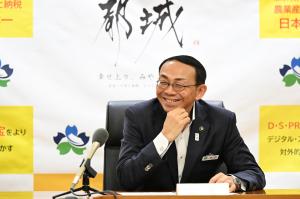 令和8年7月3日市長定例記者会見　市長写真