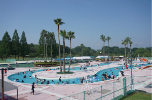 子ども村流水プールのお知らせです