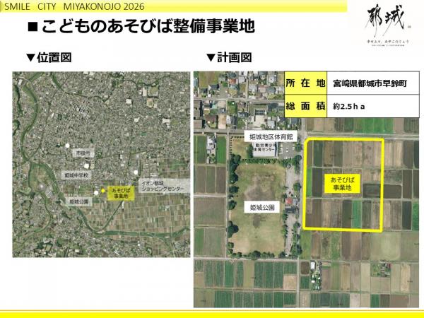 こどものあそびば整備事業地