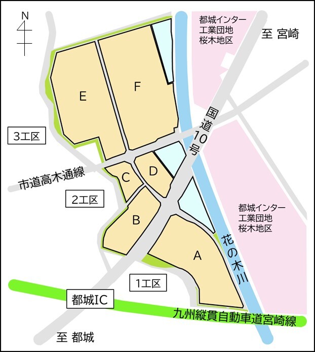 区画図