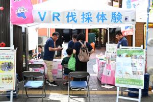 VR伐採体験
