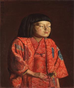 童女図麗子立像という作品です