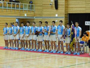 優勝校松本国際高等学校（長野県）の集合写真