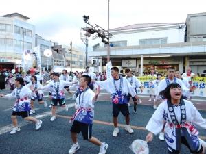 ぼんち祭り踊り連の参加の様子