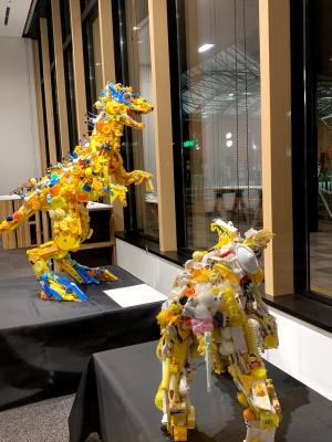 トイザウルスなどの展示光景