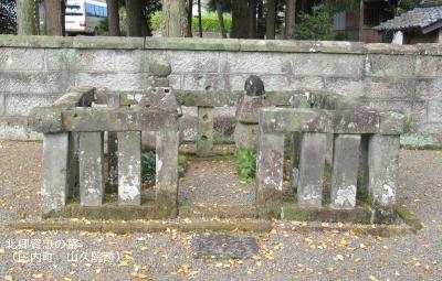 北郷資忠の墓（庄内町　山久院跡）