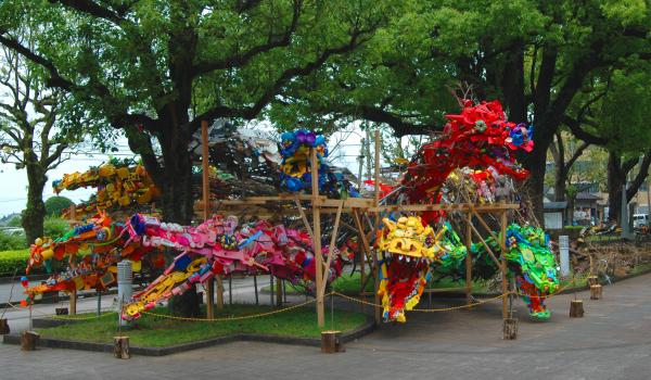 制作中の九頭龍