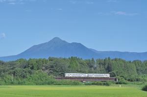 霧島山と吉都線