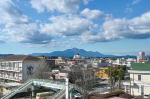 市役所から望む霧島山