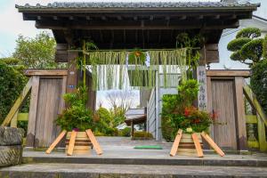 都城島津邸の門松（2026年）