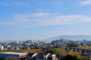 歴史資料館から望む市街地